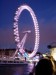Londýn - London Eye za stmívání